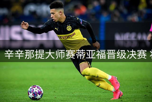 辛辛那提大师赛蒂亚福晋级决赛 将与菲斯争冠
